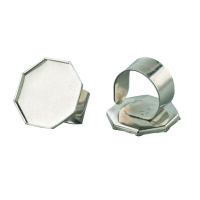 Ring f&uuml;r Modelliermassen, achteckig, mit Aluplatine,...