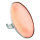 Ring mit Kupferplatine, oval, silberfarbig, 1 Stk.