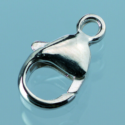 Schmuckteil, Karabiner 925, 925er Silber, 1 Stk.