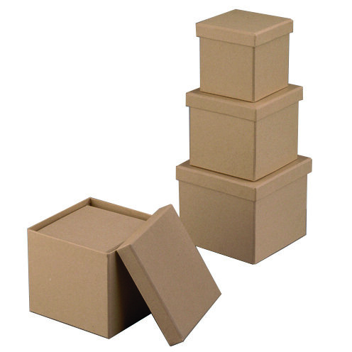 Set Boxen, quadratisch  3 - teilig