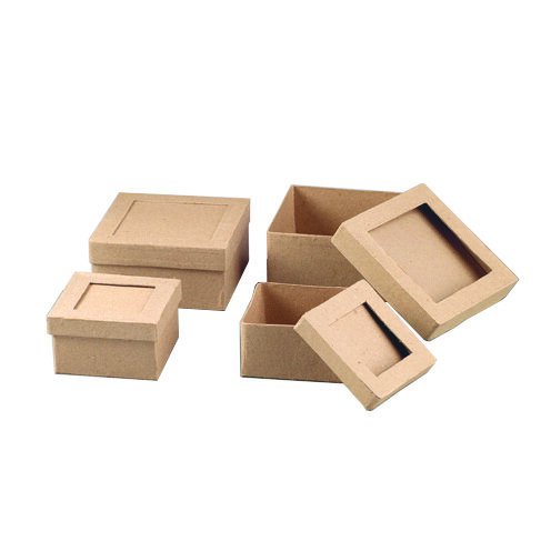 Set Boxen Passepartout, Quadrat  2 - teilig