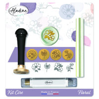 Siegelwachs Set, Florale  7 - teilig