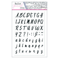 Stampo Bullet Journal, Alphabet 1, transparent, 62 - teilig