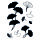 Stempel Clear, Ginkgo, transparent, 8 - teilig