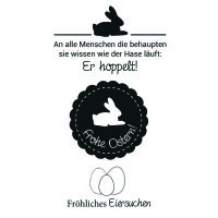 Stempel Clear, Ostern 2, transparent, 3 - teilig