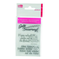 Stempel Clear, Gute Besserung!, transparent, 3 - teilig
