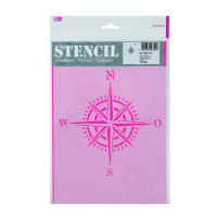 Stencil, Windrose  1-teilig