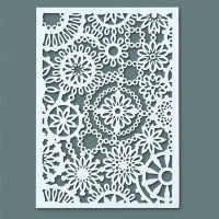 Stencil, Bl&uuml;ten  1-teilig