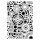 Stencil, Bl&uuml;ten  1-teilig
