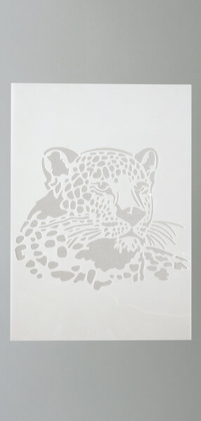 Stencil, Leopard  1-teilig