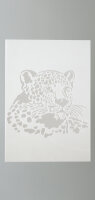 Stencil, Leopard  1-teilig