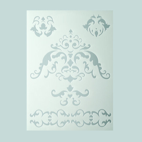 Stencil, Ornament  5-teilig