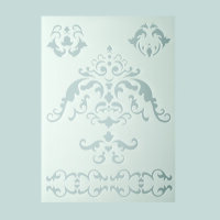 Stencil, Ornament  5-teilig