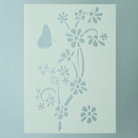 Stencil, Bl&uuml;ten  3-teilig