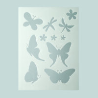 Stencil, Schmetterlinge  11-teilig