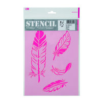 Stencil, Federn  4-teilig