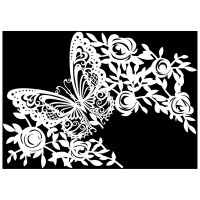 Stencil, Schmetterling  1-teilig