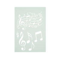 Stencil, Musik  6-teilig