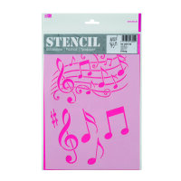 Stencil, Musik  6-teilig