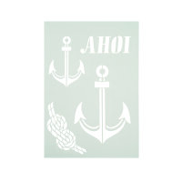 Stencil, Ahoi  4-teilig