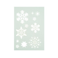 Stencil, Schneekristalle  11-teilig