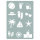 Stencil, Accessoires Sommer  12-teilig
