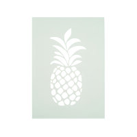 Stencil, Ananas  1-teilig
