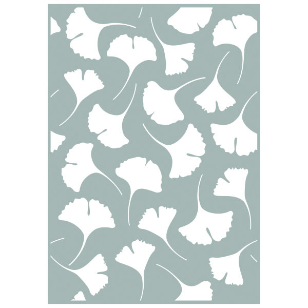 Stencil, Ginkgo  1-teilig