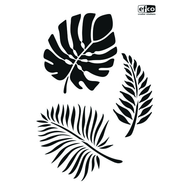 Stencil, Bl&auml;tter  3-teilig