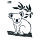 Stencil, Koala Eucalyptus  1-teilig