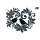 Stencil, Vogel im Ornament  1-teilig