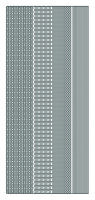 Stickerbogen, feine Linien, gold