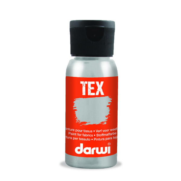 TEX Stoffmalfarbe silber 50 ml