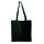Tragetasche Baumwolle, lange Henkel, schwarz, 270 g/m&sup2;