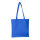 Tragetasche Baumwolle, lange Henkel, jeansblau, 270 g/m&sup2;