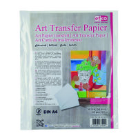Transfer & Ink Art Papier, gl&auml;nzend, wei&szlig;, 135g/m&sup2;