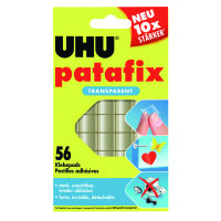 UHU - Patafix, Transparente Klebepads, transparent, 56...