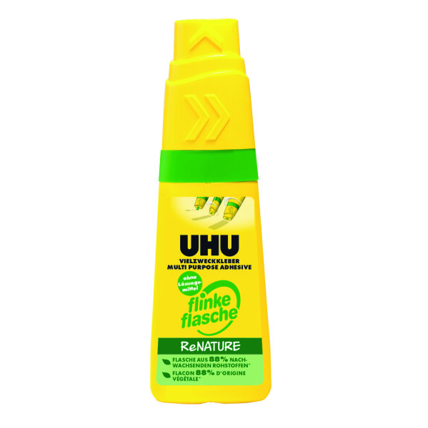 UHU - Vielzweckkleber, flinke flasche ReNATURE  100 g