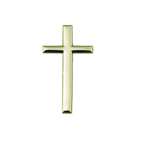Wachsdekor Kreuz gold gl&auml;nzend 1 Stk.