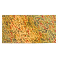 Wachsplatten, Federn, gold, 1 Stk.