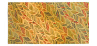 Wachsplatten, Federn, gold, 1 Stk.