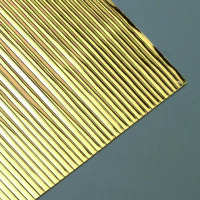 Wachsstreifen, flach, gold gl&auml;nzend, 29 Stk.