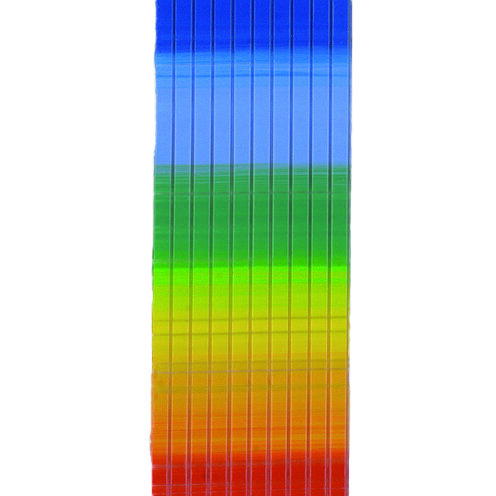 Wachsstreifen  regenbogen 13 Stk.