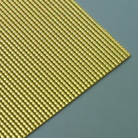 Wachsstreifen, Perle, gold gl&auml;nzend, 27 Stk.