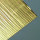 Wachsstreifen, flach, gold gl&auml;nzend, 10 Stk.