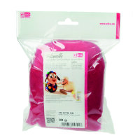 Wolle zum Filzen reine Schurwolle pink 30 g