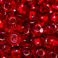 Indianerperlen matt transparent 5,5 mm 17 g