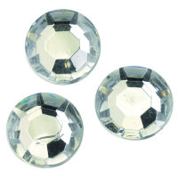 Schmucksteine Acryl facettiert Chatonrosen kristall 500 Stk.