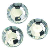 Schmucksteine Acryl facettiert Chatonrosen kristall 75 Stk.