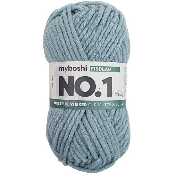 myboshi No.1 -Einzelkn&auml;uel- Eisblau